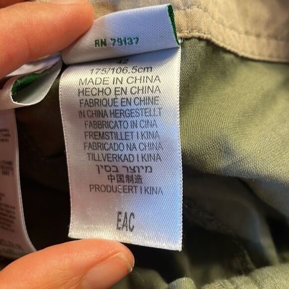 Exofficio Mens Army Green Insect Shield Pants - Picture 13 of 16